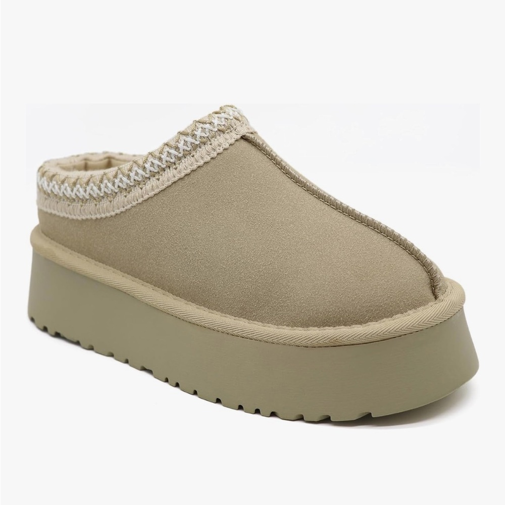 GZFGUZ Women’s Platform tasmin slippers
